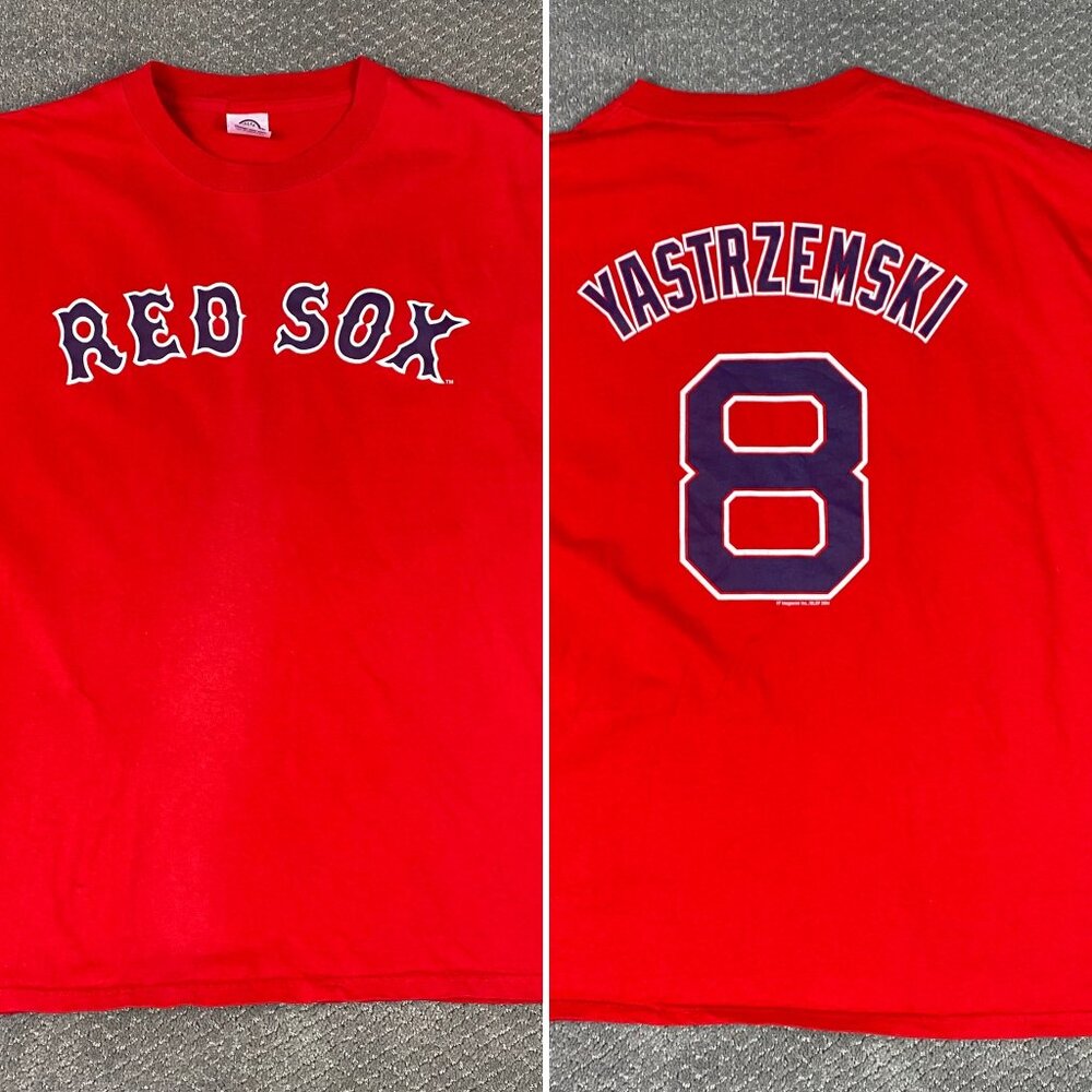 Vintage 2004 Carl Yastrzemski T Shirt Men's 2XL Boston Red Sox MLB Baseball